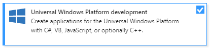 Carico di lavoro UWP (Universal Windows Platform)