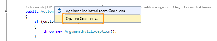 CodeLens - Turn indicators off or on