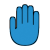 Icona della mano controllata