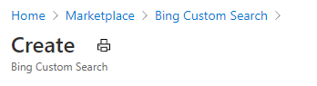 Bing Custom Search Create breadcrumb