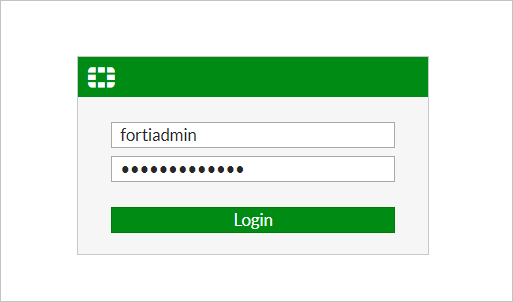 [ログイン] ダイアログ ボックスには、ユーザーとパスワード用のテキスト ボックスと [ログイン] ボタンがあります。