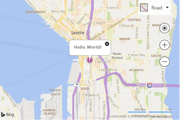 Bing Maps infobox
