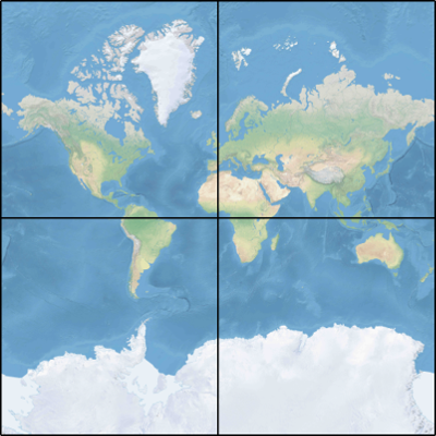 2x2 map tile layout