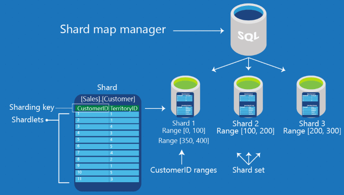 Shard map management