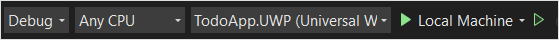 UWP Configuration