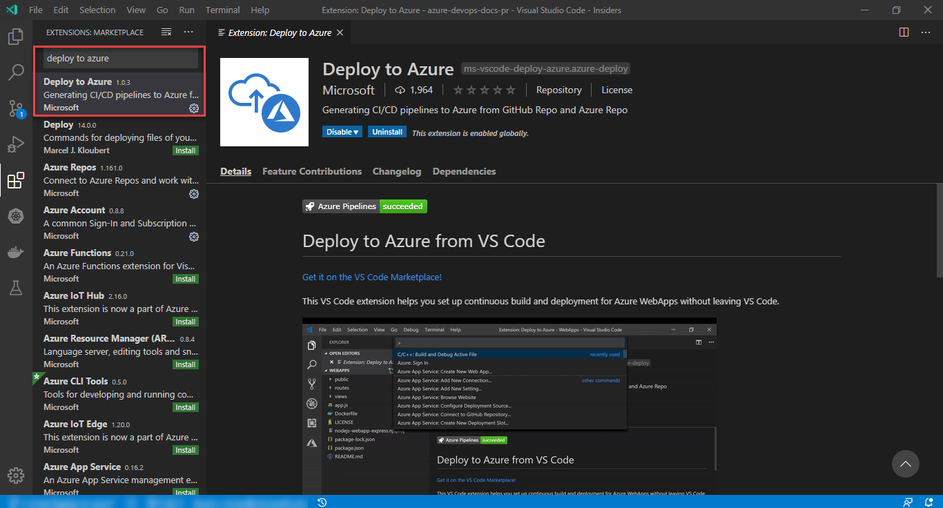 Vscode For Azure Devops _ Visual Studio Code – QZMRZA