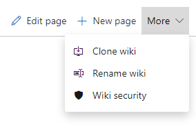 Wiki の名前を変更する