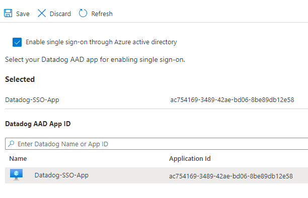 Reconfigure single sign-on application.
