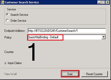異なるバインディング SentinetWP_RestartCustServiceを使用してサービスを再起動する