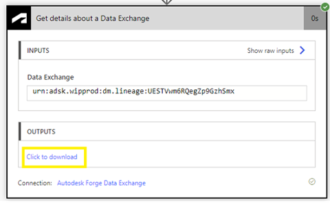 Data Exchange 詳細を取得
