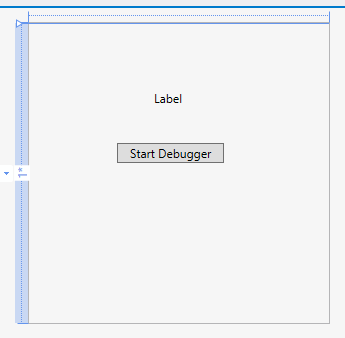 カスタム コントロール を使用する XAML デザイナー。