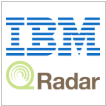 IBM QRadar のロゴ。