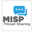 MISP マルウェア情報共有プラットフォーム)ロゴのロゴ。
