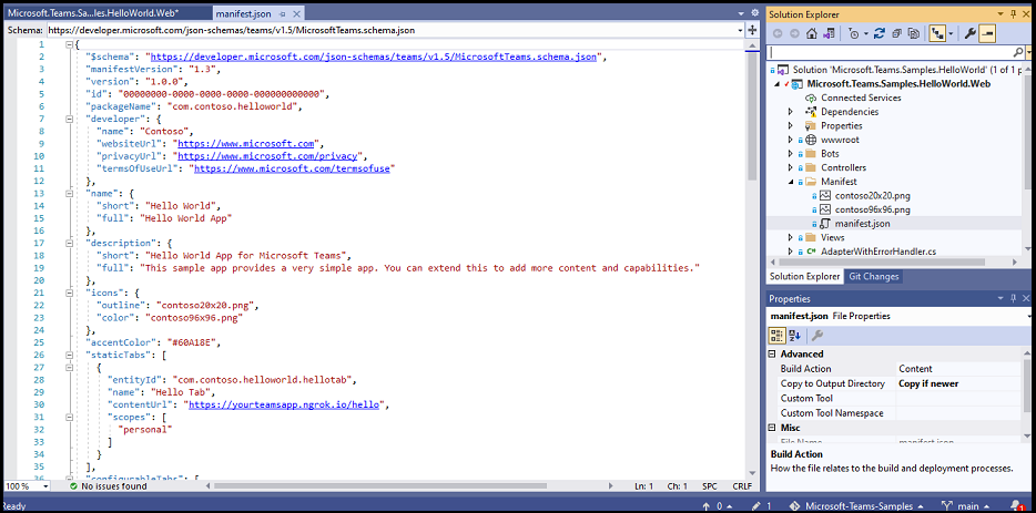 Build the app package on .NET with Visual Studio