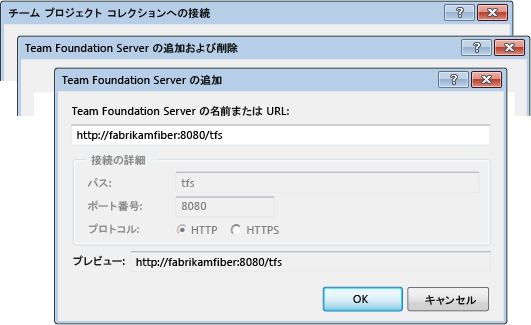Team Foundation Server の追加
