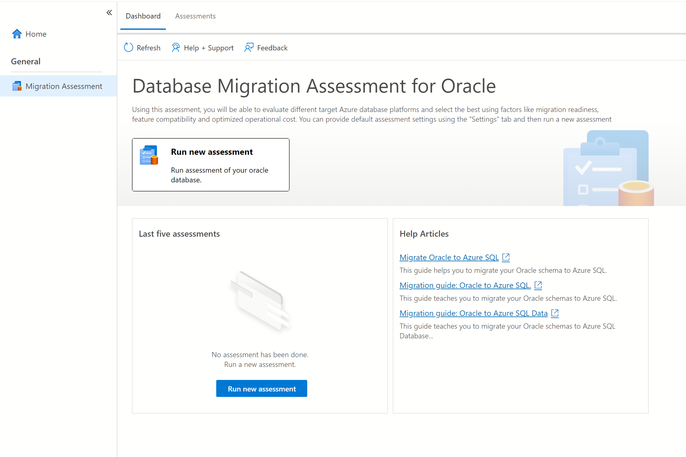 migration assessment database  