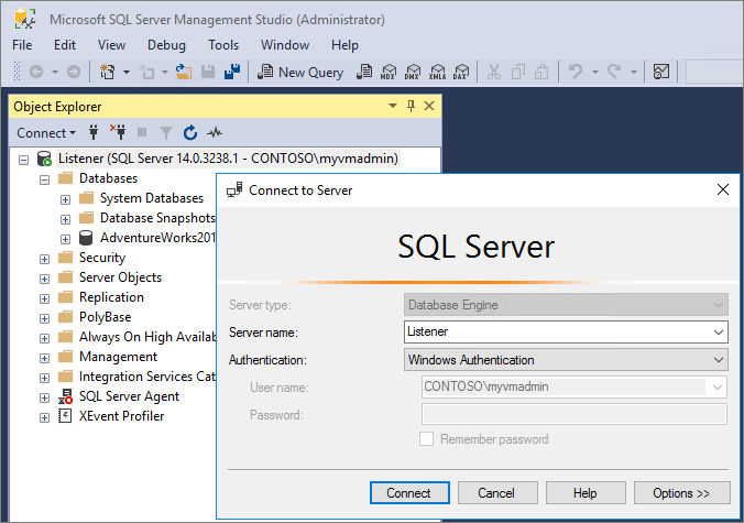 可用性グループ リスナーに接続する - SQL Server Always On | Microsoft Docs
