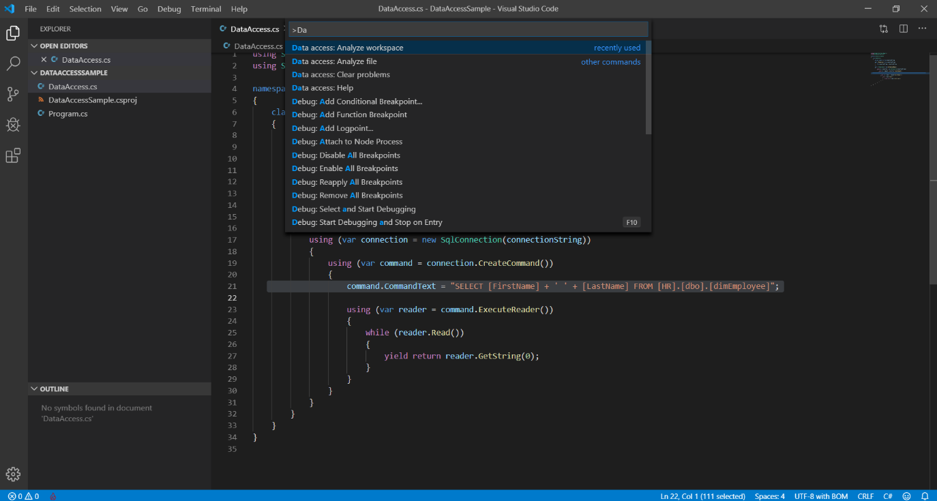 スクリーンショットには、Visual Studio Code の拡張機能コンソールが示されています。