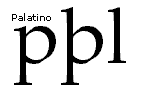 Screenshot that shows a lowercase thorn in between lowercase letters P and L in Palatino font.