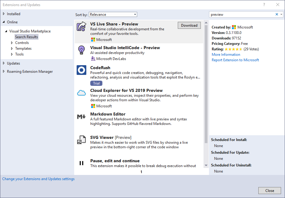 Visual Studio 2019 バージョン 16 0 リリース ノート Microsoft Docs