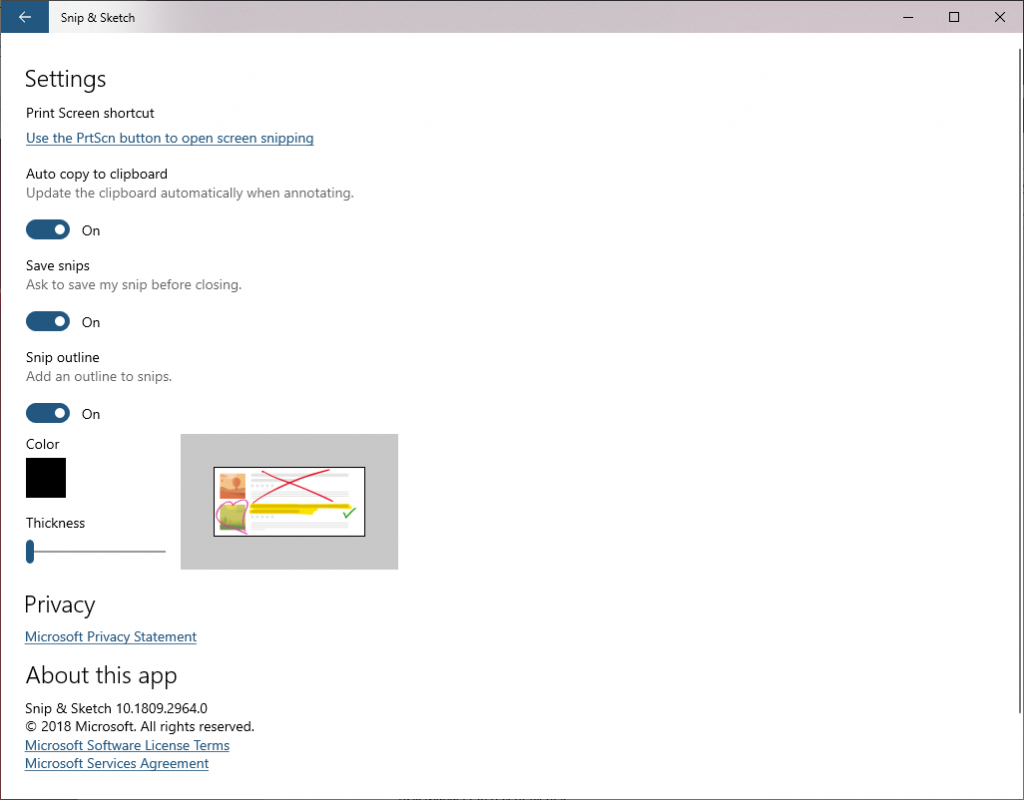 Snip u0026スケッチの更新 - Windows Insider Program Microsoft Docs