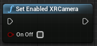 有効な XRCamera を設定する関数のブループリント