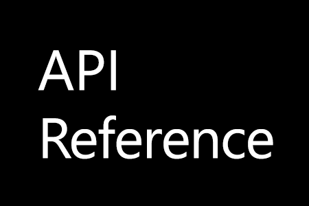 API リファレンス