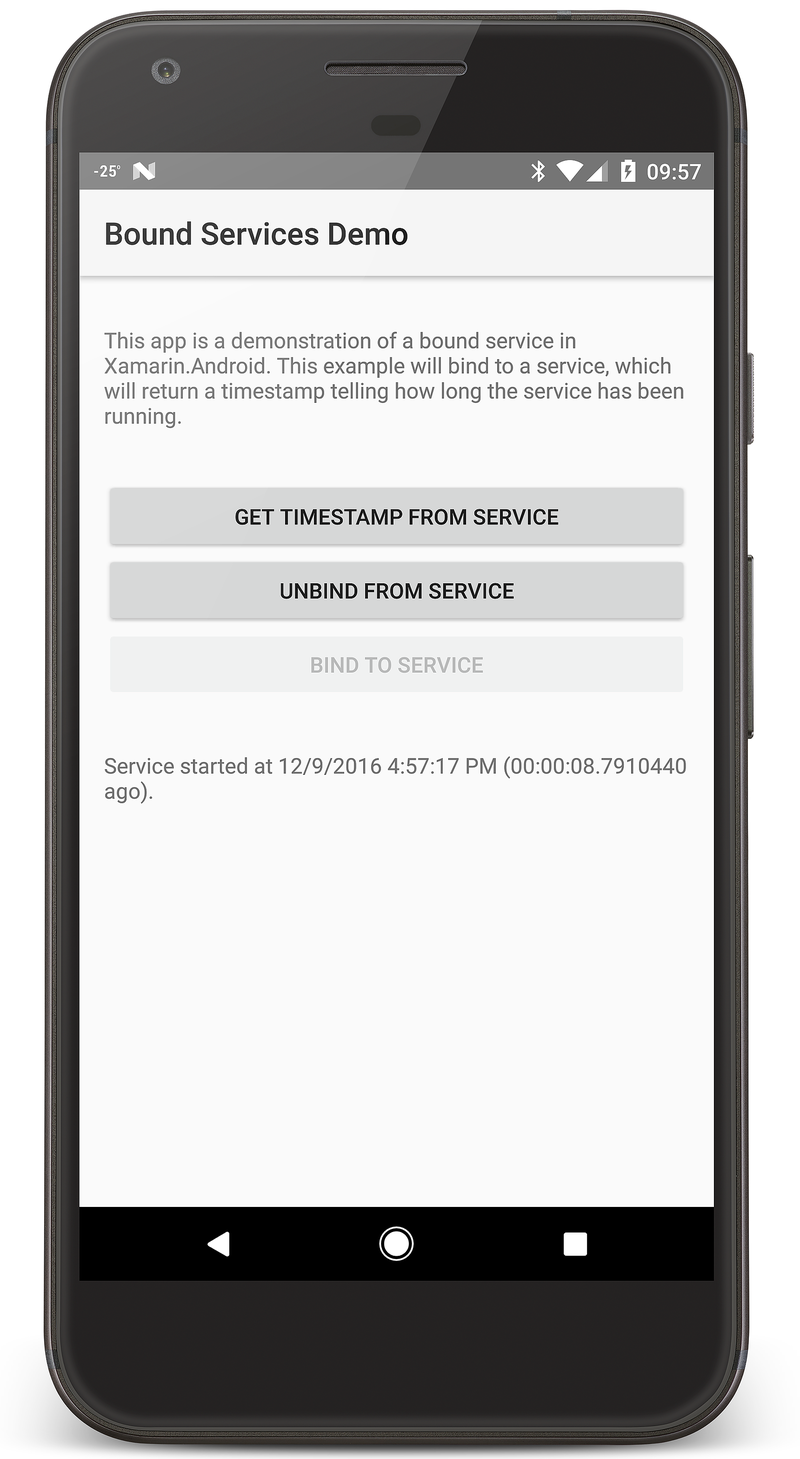 Android スマートフォンで実行されているアプリケーションのスクリーンショット
