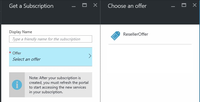 View and select offers in Azure Stack Hub user portal