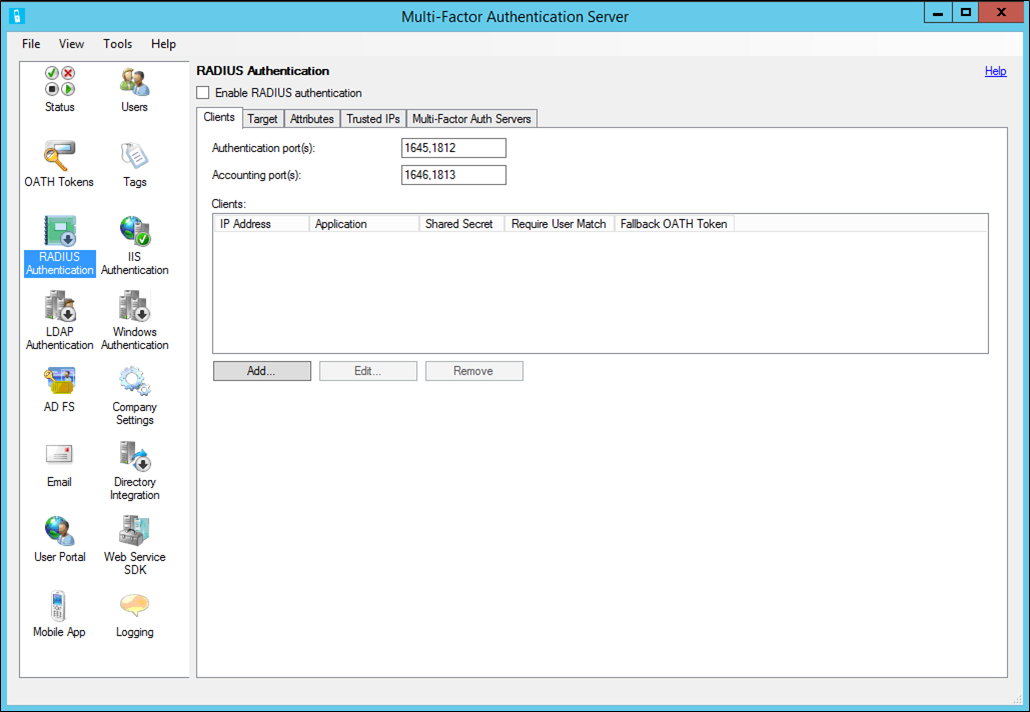 RADIUS를 사용하는 RDG및 Azure MFA 서버 - Azure Active Directory | Microsoft Docs Radius Server Icon