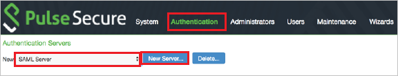 Pulse Connect Secure auth server