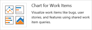 Chart work item query widget