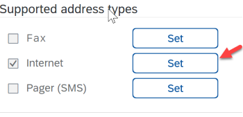 SMTP address type