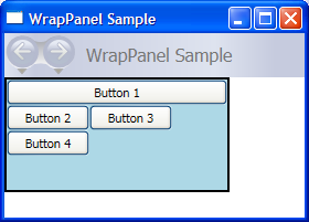 일반적인 WrapPanel 요소.
