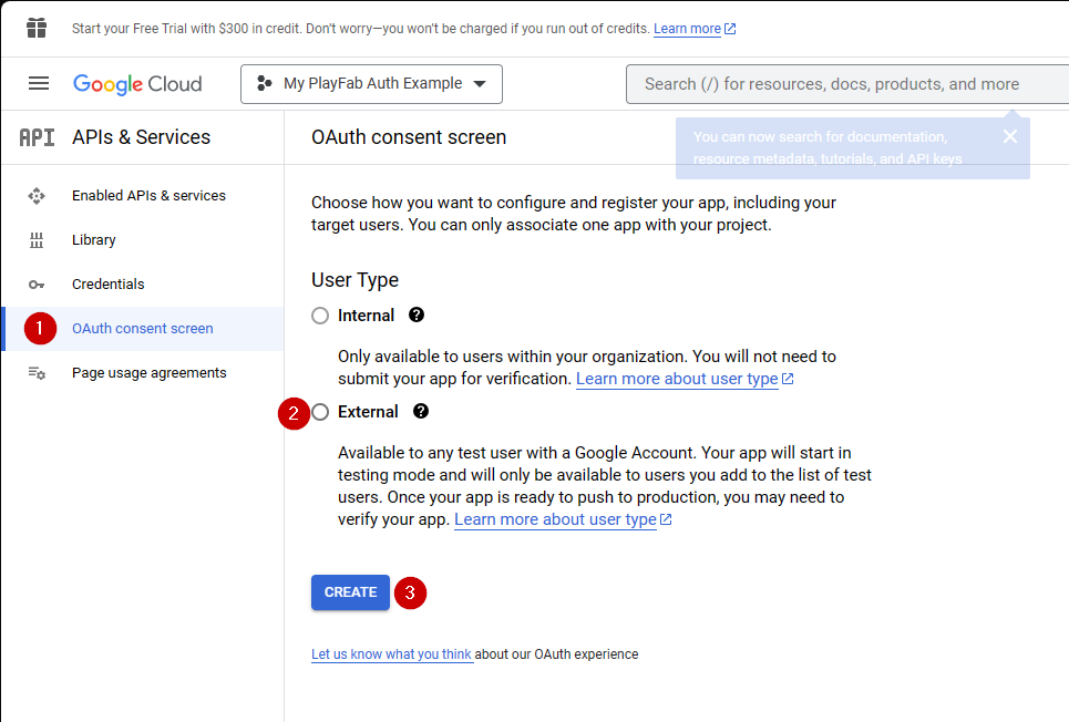 Google API 관리자 OAuth 동의 화면
