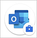 Google Pixel 4 디바이스의 Outlook 회사 앱 스크린샷.