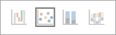 Screenshot of chart icons from an insight with the scatter plot icon selected.