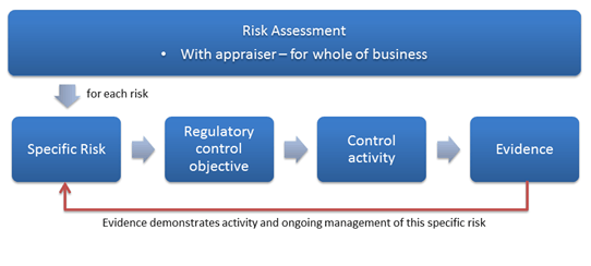 Regulatory framework for a business