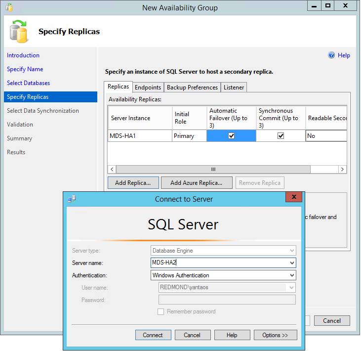 Connect to a SQL Server instance