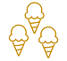 Diagram of a ice creams.