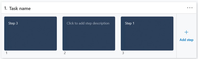 Screenshot of steps in the PC app after running the flow.