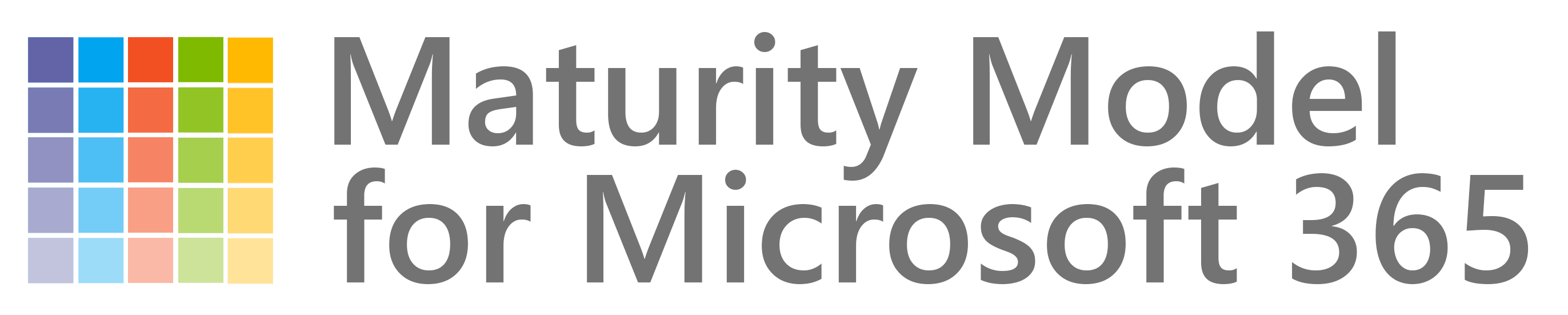 Image of the Maturity Model for Microsoft 365 logo.