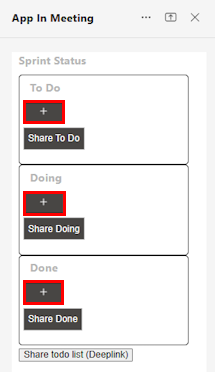 Screenshot shows the option to add the task status.