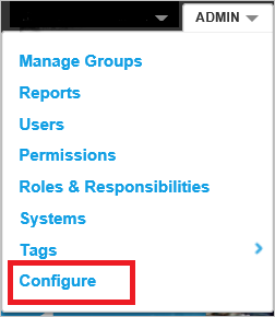 Select Configure
