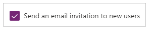 Send en e-postinvitasjon.