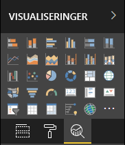 Screenshot of the Analytics pane in the Visualizations section.
