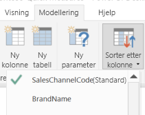 Screenshot showing the Sort by column dropdown with Hat Size ID selected.