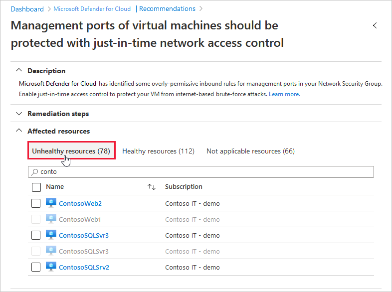 Aanbeveling voor Just-In-Time(JIT)-toegang tot virtuele machines (VM).