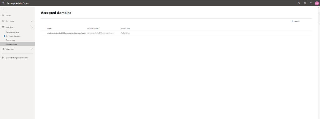 Screen capture of what's new in mail flow.