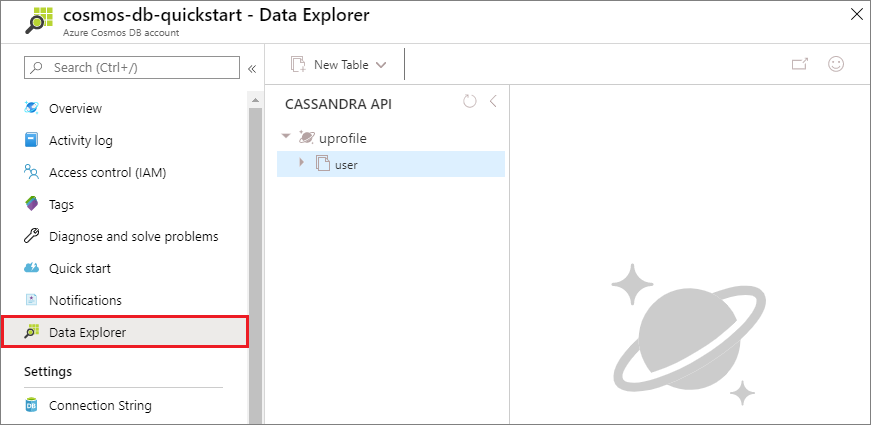 De gegevens weergeven in Data Explorer